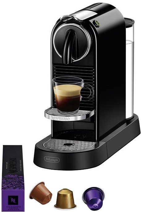 Kapsulový kávovar De'Longhi Nespresso Citiz EN167.B čierny Kapsulový kávovar De'Longhi Nespresso Citiz EN167.B čierny