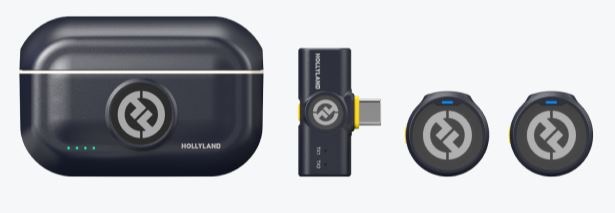 Mikrofón Hollyland LARK M2 USB-C čierny Mikrofón Hollyland LARK M2 s miniatúrnymi rozmermi