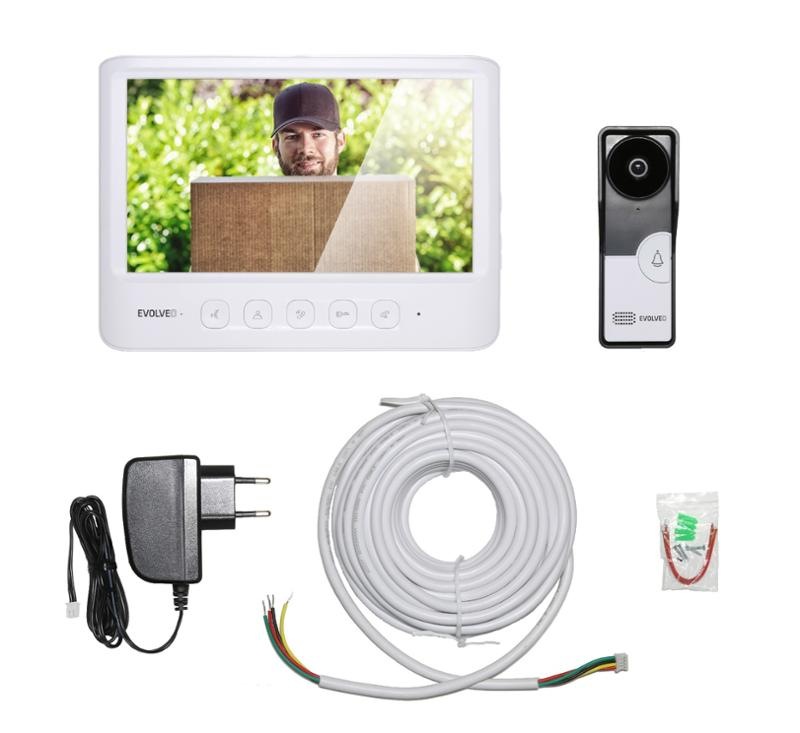 Dverný videotelefón Evolveo DoorPhone IK06 biely