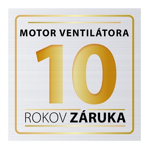 Predĺžená záruka 10 rokov na motor ventilátora Whirlpool