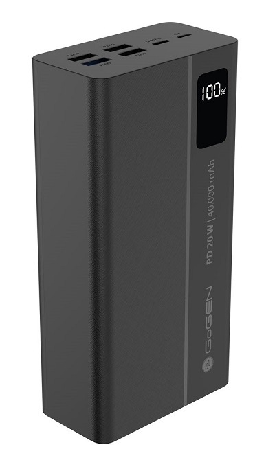 Power banka GoGEN PB400001B, čierna