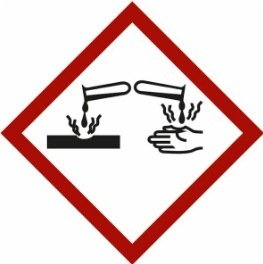 Odvápňovač AEG/Electrolux M3OCD301 biely Symbol pre nebezpečné látky - poleptanie