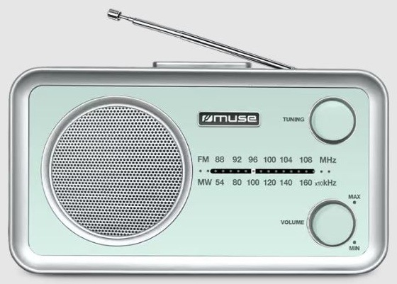 Rádioprijímač MUSE MF-060 zelený Rádioprijímač MUSE MF-060 zelený