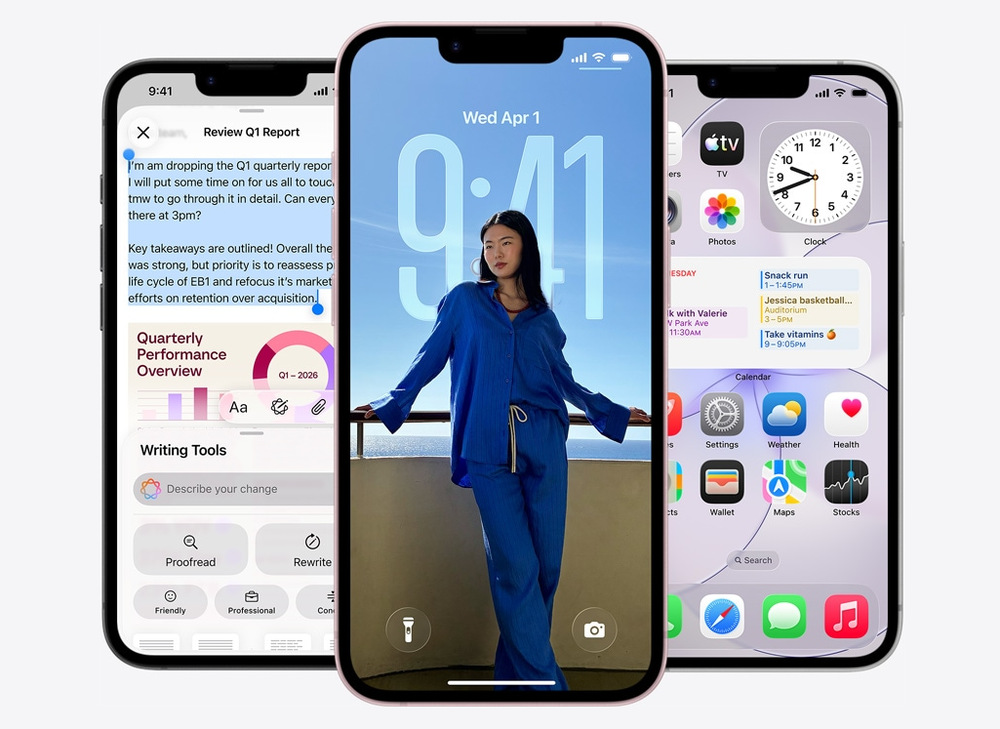 Mobilný telefón Apple iPhone 17e 512 GB jemne ružový Apple iPhone 17e využíva iOS 26″ width=
