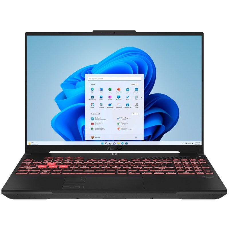 Notebook Asus TUF Gaming A16, čiernosivá farba