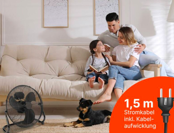 Ventilátor podlahový ProfiCare VL 3067 BK