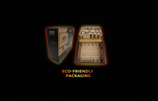 Herný monitor AOC Q24G4RE čierny AOC Q24G4RE myslí environmentálne