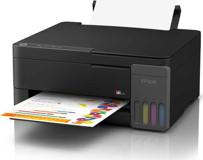 Tlačiareň multifunkčná Epson EcoTank L3310 čierna Tlačiareň Epson EcoTank L3310 so zásobníkom až na 100 listov pri tlači farebného dokumentu