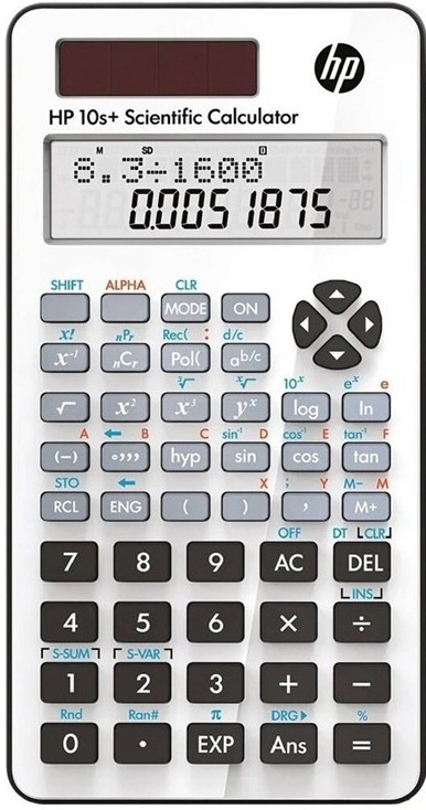 Vedecká kalkulačka HP HP-10SPLUS/INT BX pre študentov matematiky, fyziky i technických odborov