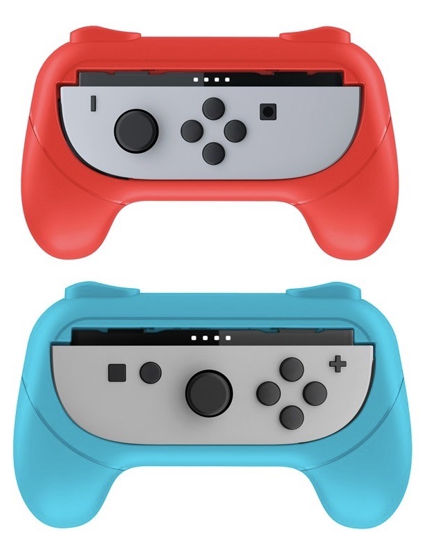 Držiak Nacon pre ovládače Joy-Con 2 na konzole Nintendo Switch 2, červená farba