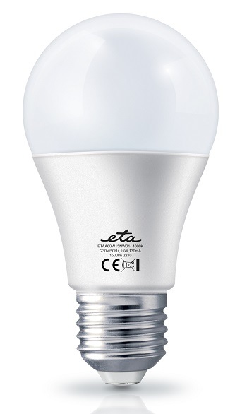 LED žiarovka ETA EKO LEDka klasik 15W, E27, neutrálna biela žiarovka ETAA60W15NW01 neutrálne biele svetlo