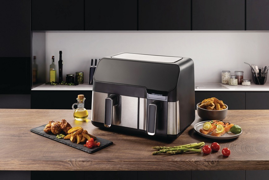 Teplovzdušná fritéza Hisense HAF-2900D, čierna