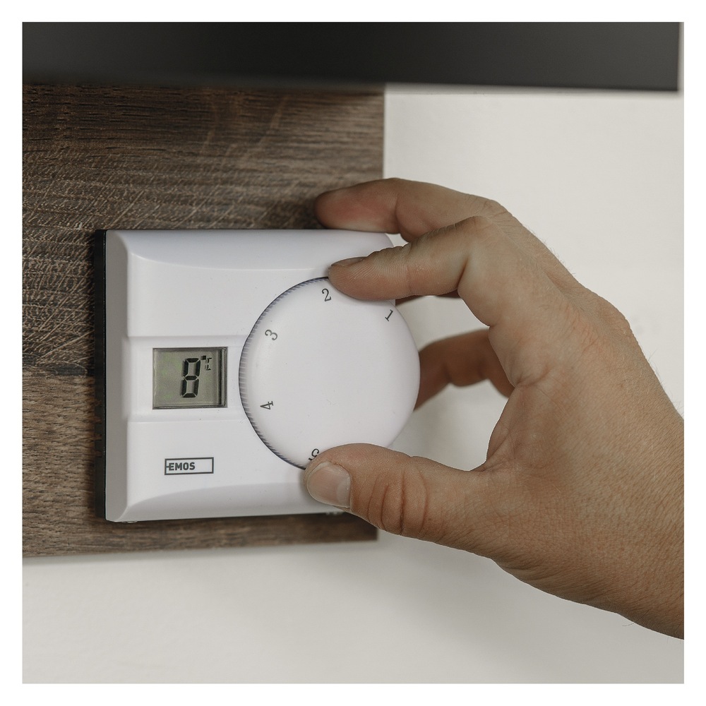 Termostat EMOS izbový, manuálny, drôtový, P5603R