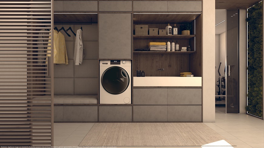 Práčka so sušičkou Haier HWD80-BP14929A-S biela