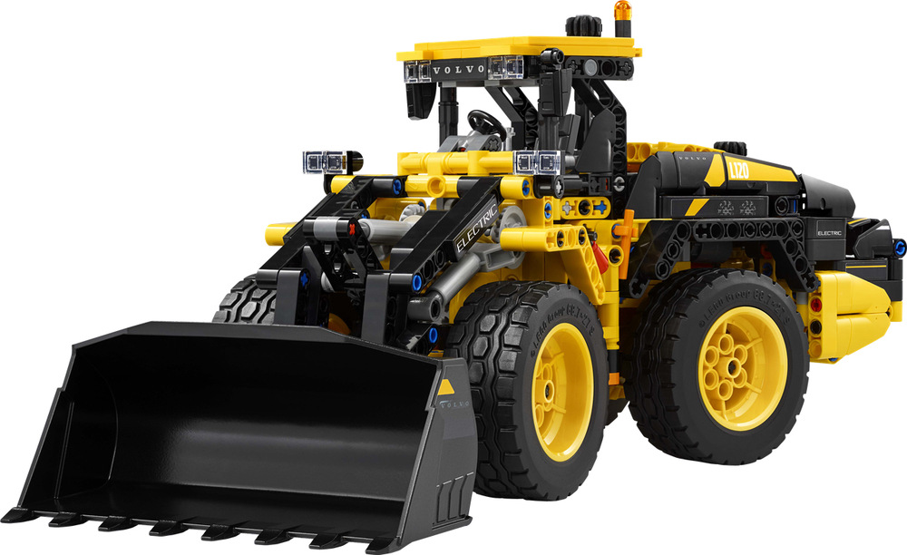 Stavebnica LEGO® Technic 42209 Kolový nakladač Volvo L120 Electric Kolesový nakladač umožňuje deťom prechádzať po stavenisku, manipulovať s modelom a využívať kĺbové riadenie.