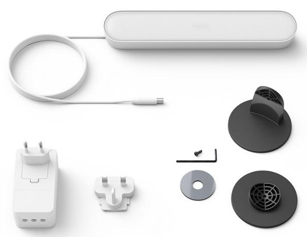 Stolové svietidlo Philips Hue Play White and Color Ambiance Single Pack biele