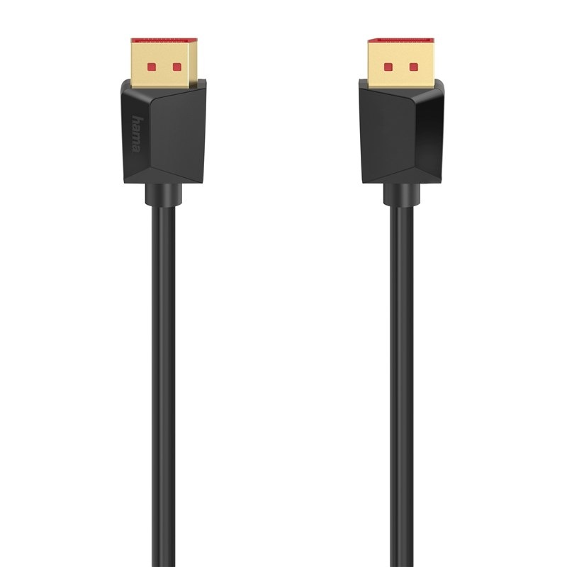 Kábel Hama DisplayPort/DisplayPort, 1.4 UHD/8K, 2 m čierny