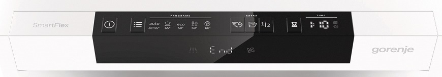 Umývačka riadu Gorenje Advanced GS541C10W biela Umývačka riadu Gorenje GS541C10W, biela, detail