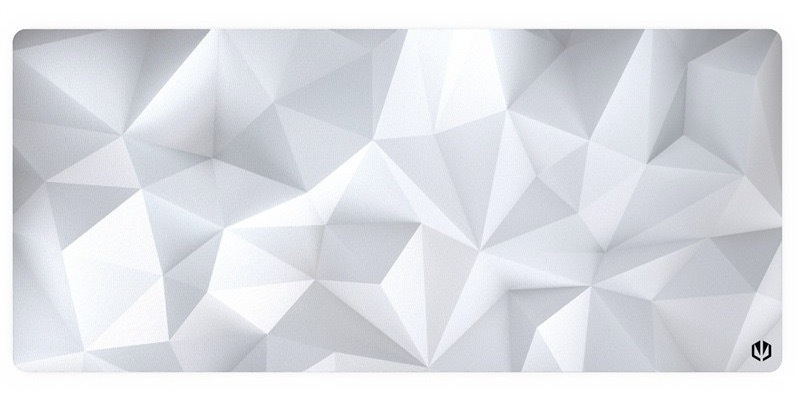 Podložka pod klávesnicu a myš ENDORFY Crystal Onyx White L biela