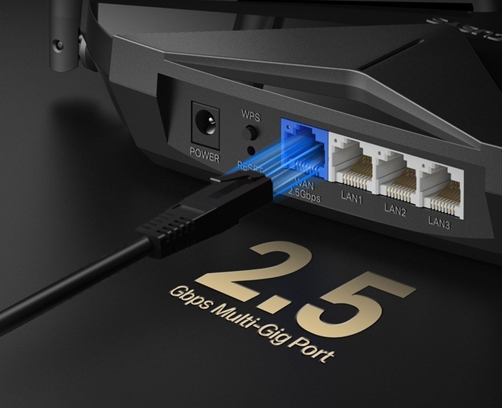 Router Mercusys MR85X, AX3000 Wi-Fi 6 čierny