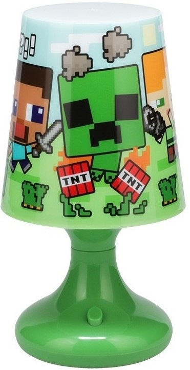 Stolová lampička Epee Minecraft - zelená