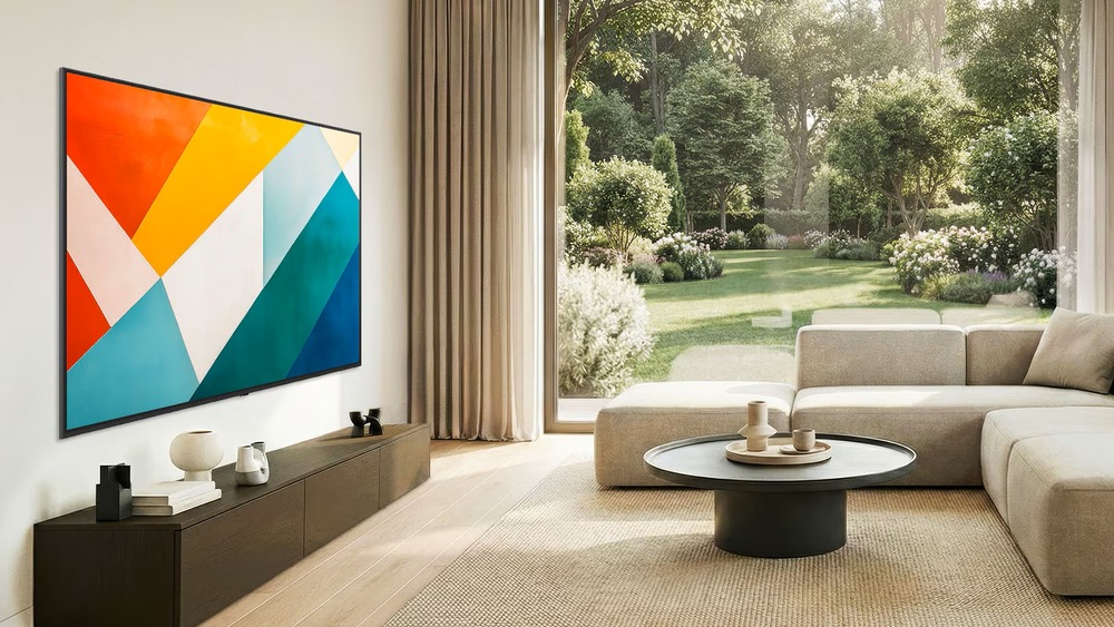 Televízor LG 75QNED87B6A Super Slim Design s Gallery+ premení TV v elegantnej galérii, ktorá sa prispôsobí vášmu priestoru.
