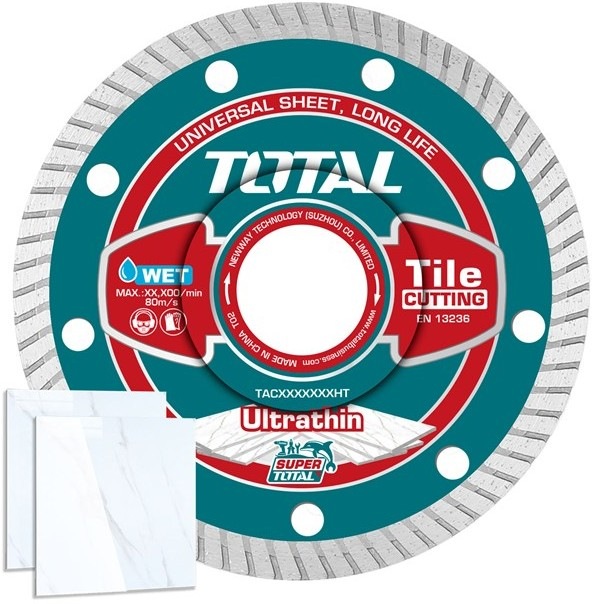 Kotúč diamantový Total Tools TAC2131251HT na rezanie betónu, žuly, mramoru, tehál, keramických dlaždíc