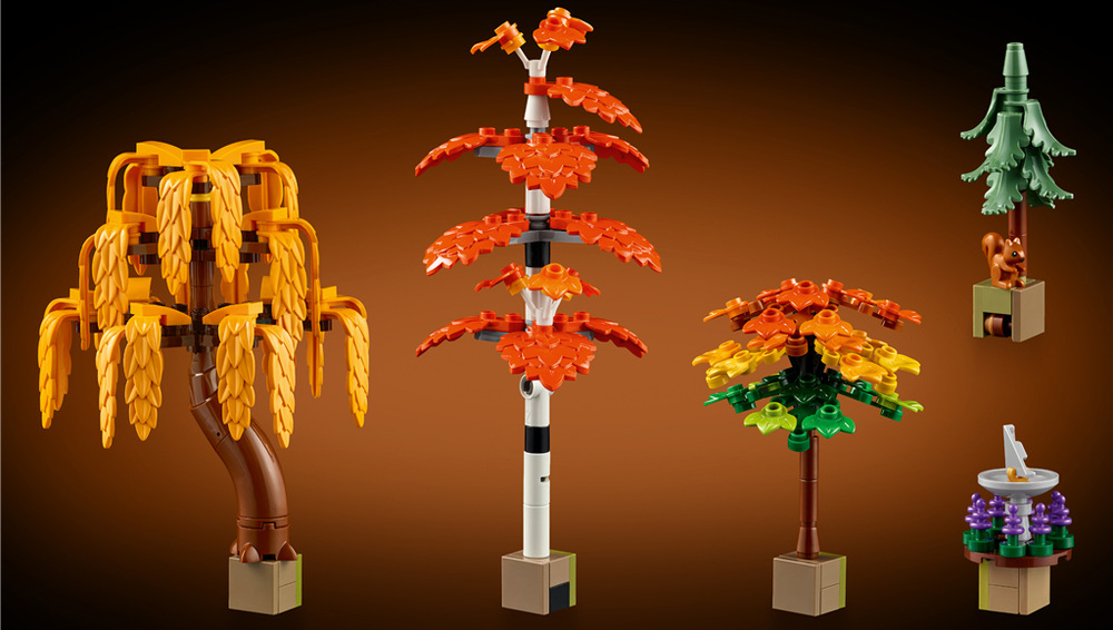 Stavebnica LEGO® Icons 11372 Chata a jesenná záhrada