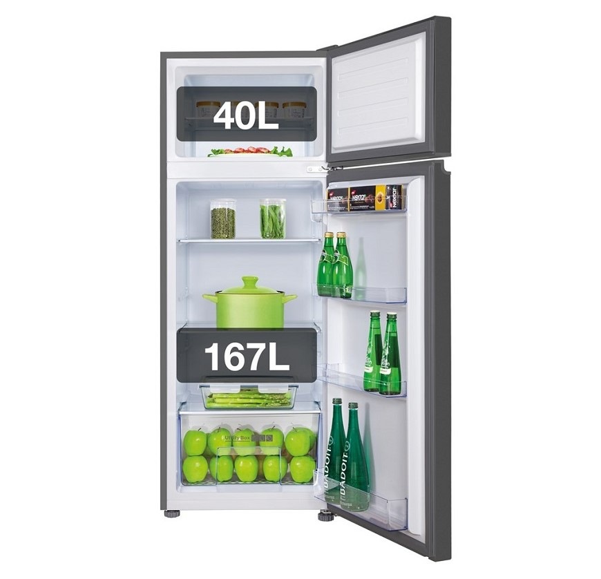 Chladnička TCL RF207TSE1 nerez