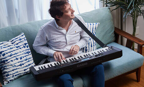Elektronické klávesy Casio CT S400 čierna