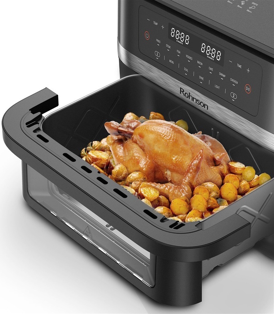 Fritéza teplovzdušná Rohnson R-2881, 11,5 l čierna Fritéza teplovzdušná Rohnson R-2881, 11,5 l čierna