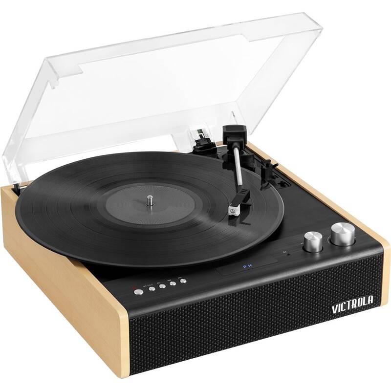 Gramofón Victrola VTA-72 Eastwood čierny/hnedý