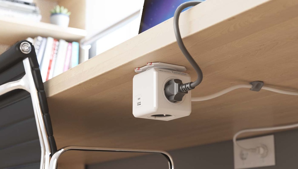 Kábel predlžovací Cubenest Powercube Extended USB PD 20W, USB, USB-C, 4x zásuvka, 1,5m biely/modrý Kábel predlžovací Cubenest Powercube Extended USB PD 20W, USB, USB-C, 4x zásuvka, 1,5m biely/modrý