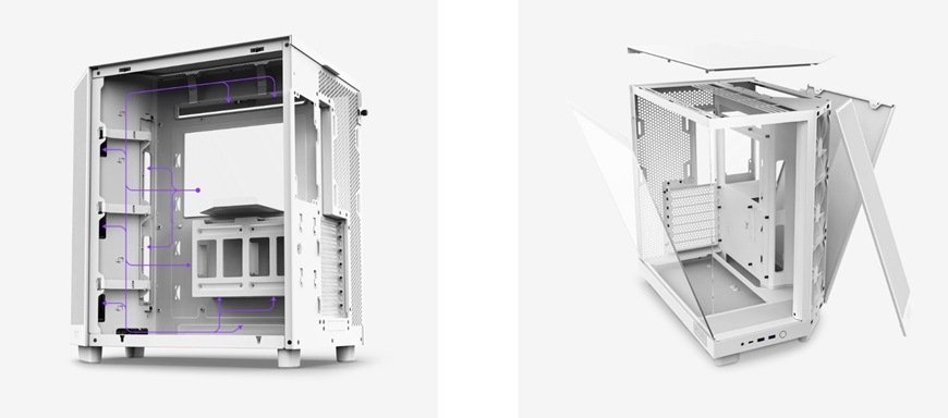 Case NZXT H6 Flow RGB čierna
