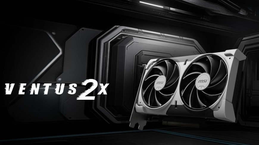 Grafická karta MSI GeForce RTX 5060 8G VENTUS 2X OC čierna/sivá