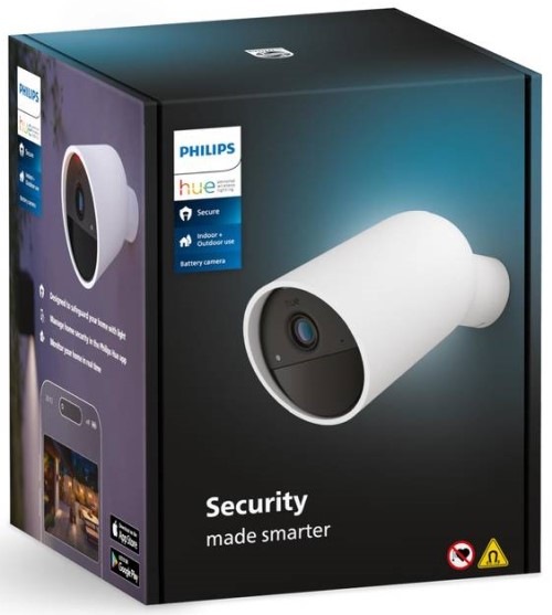 IP kamera Philips Hue Secure Cam Battery - biela