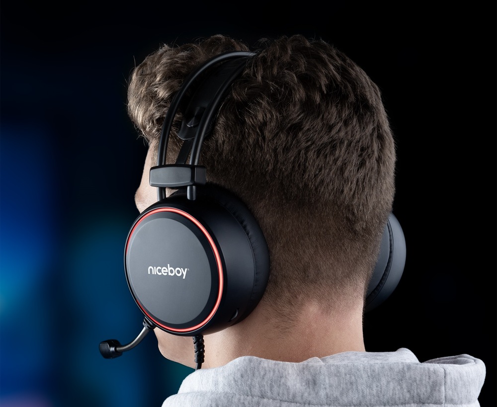 Headset Niceboy ORYX X220 Iris čierny Headset Niceboy ORYX X220 Iris čierny