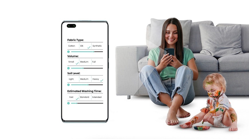 Sušička bielizne Hisense DH5S902BW biela Sušička Hisense EFYDH5S902BW, biela, Špeciálne programy v aplikácii ConnectLife