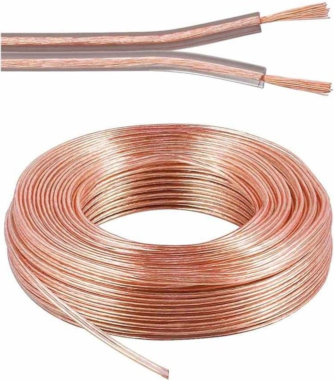 Reproduktorový kábel PremiumCord s prierezom 2×1,5mm as dĺžkou 10 m