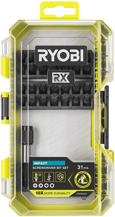 Súprava bitov Ryobi RARXSD31 v počte 31 ks