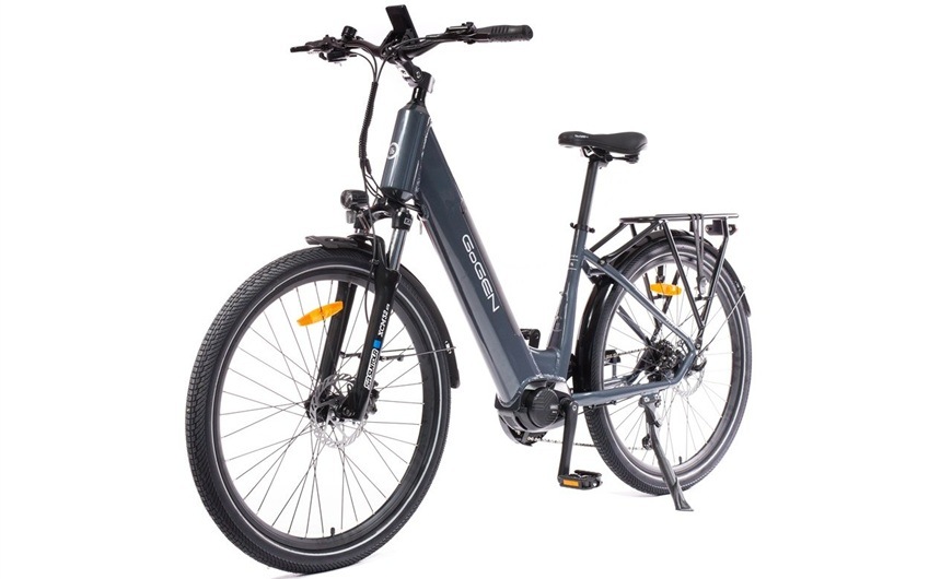 Elektrobicykel GoGEN Aspen MX 720 27,5" 18" 2026 čierne/sivé Detail obrázku elektrobicykla.