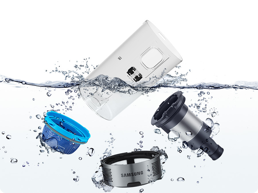 Tyčový vysávač Samsung JET 75E complete VS20B75ACR5/GE strieborný Tyčový vysávač Samsung JET 75E complete VS20B75ACR5/GE strieborný