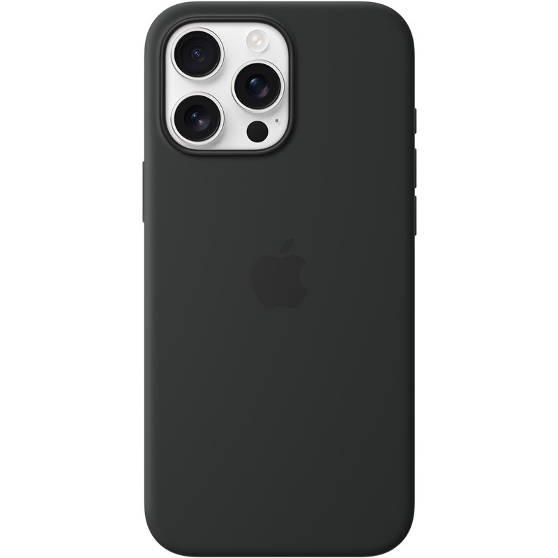 Kryt na mobil Apple iPhone 16 Pro Max Silicone Case s MagSafe - čierny