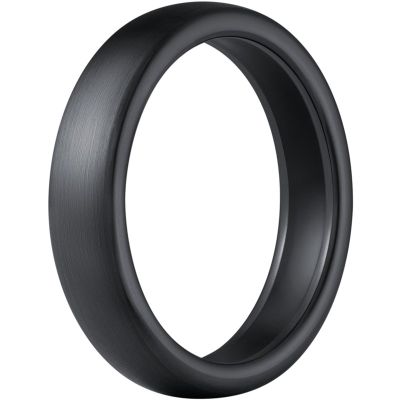 Platobný prsteň Niceboy ONE velikost 12 - Brushed Black