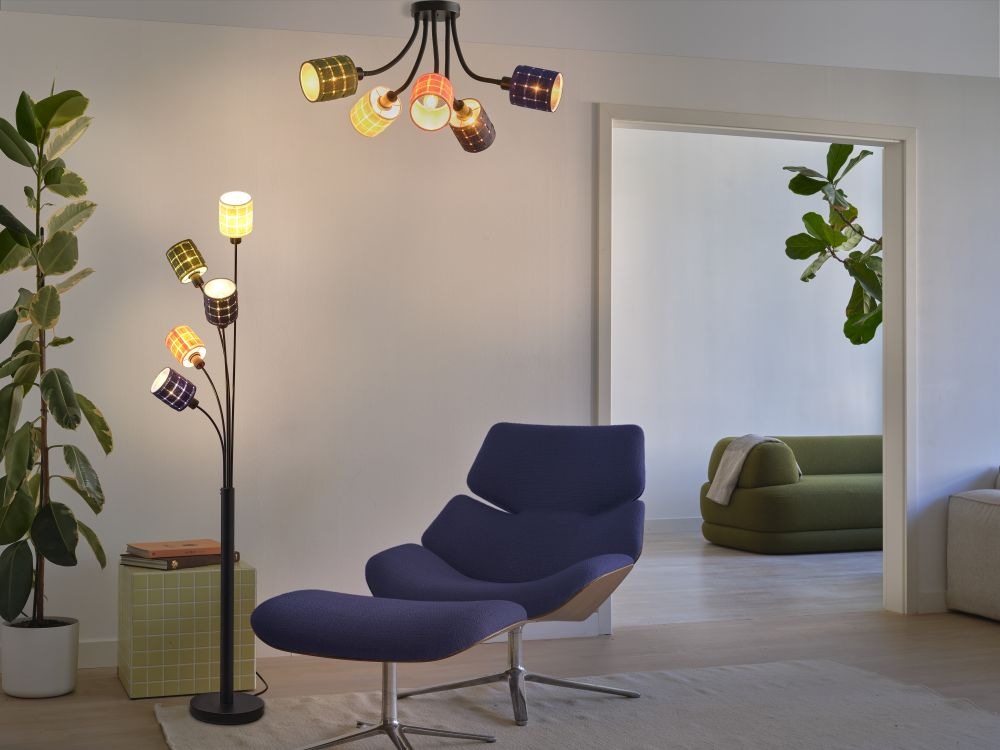 Stojacia lampa LEDVANCE DFW CANS FLO 5XE14 čierne Stojacia lampa LEDVANCE DFW CANS FLO 5XE14 čierne