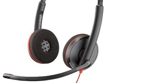 Headset HP Poly Blackwire 3220 Stereo + USB-C/A adaptér (bulk) čierny