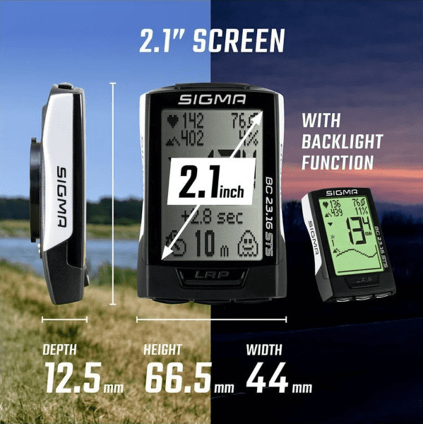 Cyklopočítač s GPS Sigma BC 23.16 STS/CAD Cyklopočítač s GPS Sigma BC 23.16 STS/CAD