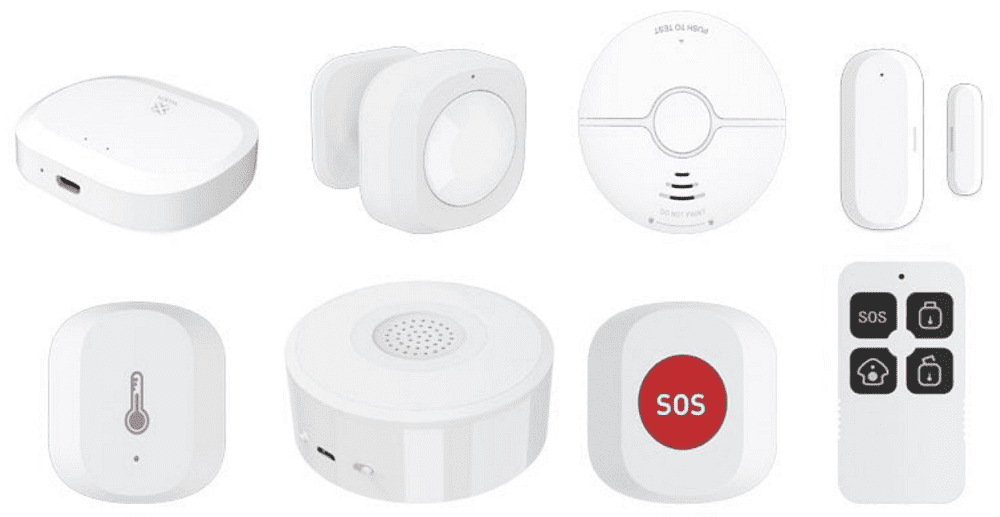 Kompletný set Woox R7073 Security Kit Pro biela Kompletný set Woox R7073 Security Kit Pro biela