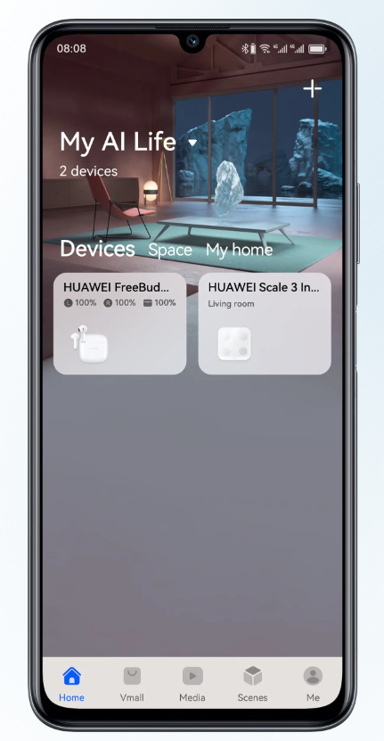 Slúchadlá Huawei FreeBuds SE 2 modrá