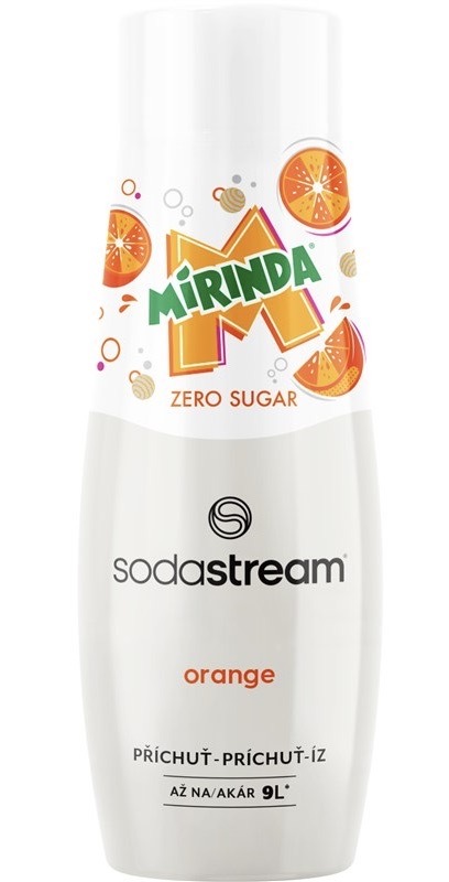 Príchuť pre šumivú vodu SodaStream MIRINDA orange ZERO, 440 ml